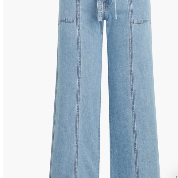 Hudson Jeans Tie Waist Wide Leg Pants - Picture 1 of 4